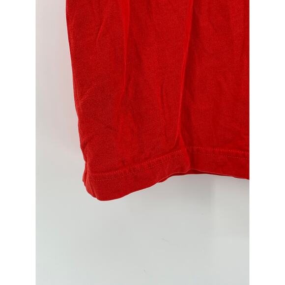 & OTHER STORIES Women's Red Oversized Boxy Crewneck Short Sleeve T-Shirt SZ S - Picture 6 of 9